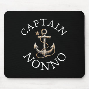 Tapis De Souris Capitaine Nonno Bateau Voilier Ancre Vintage