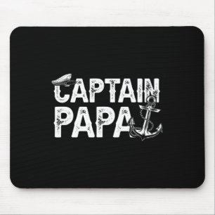 Tapis De Souris Capitaine Papa Pontoon Lac Marin Pêche Bateau F