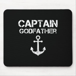 Tapis De Souris Capitaine Parrain Bateau Ponton Lac Marin Bateau d