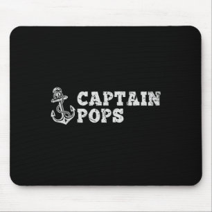 Tapis De Souris Capitaine Pops Voile Bateau Bateau Vintage Ancre F