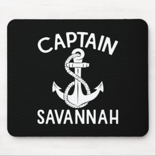 Tapis De Souris Capitaine Savannah Yacht Voile Bateau Ancre Bateau