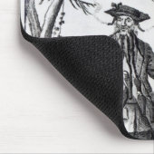 Tapis De Souris Capitaine Teach, généralement appelé Blackbeard (Coin)