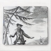 Tapis De Souris Capitaine Teach, généralement appelé Blackbeard (Devant)