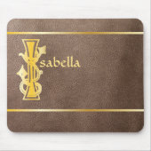 Tapis De Souris Capitale décorative botanique médiévale I (Devant)