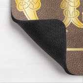 Tapis De Souris Capitale décorative du 16e siècle Celtic Knot U (Coin)