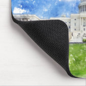 Tapis De Souris Capitol américain à Washington DC Pastel Draw (Coin)