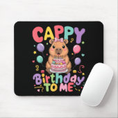 Tapis De Souris Cappy Birthday To Me Cute Capy Capybara Birthday G (Avec souris)