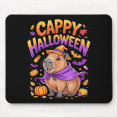 Tapis De Souris Cappy Halloween Capybara Witch  (Devant)