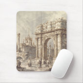 Tapis De Souris Caprice avec un arc de triomphe romain (Avec souris)