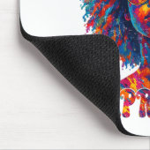 Tapis De Souris Capricorn Queen Afro Art Africain Américaine Femme (Coin)