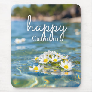 Tapis de souris Capricorne heureux
