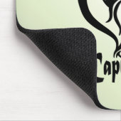 Tapis De Souris Capricorne la Chèvre de Mer Zodiaque Vert (Coin)