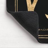 Tapis De Souris Capricorne martelé or zodiaque astrologie (Coin)