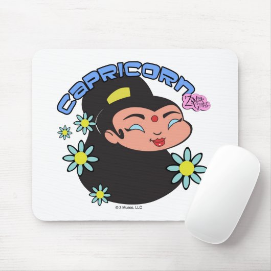 Tapis De Souris Capricorne Mousepad (Avec souris)