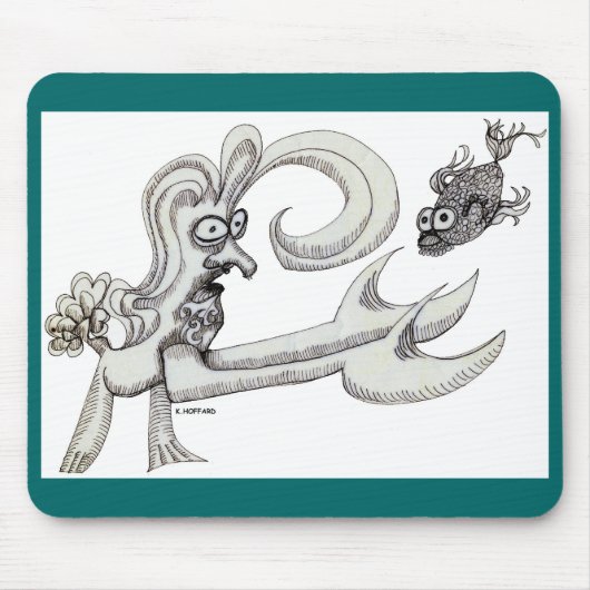 Tapis De Souris Capricorne Poissons (Devant)