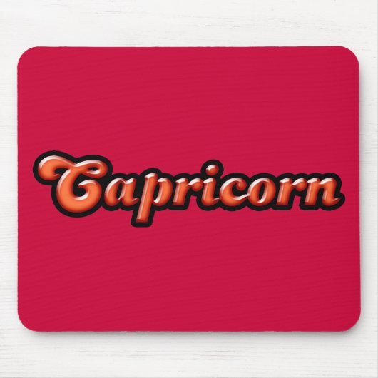 Tapis De Souris Capricorne rétro Zodiac (Devant)