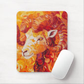 Tapis De Souris Capricorne solaire fière (Avec souris)