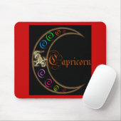 Tapis De Souris Capricorne Zodiac Moon (Avec souris)