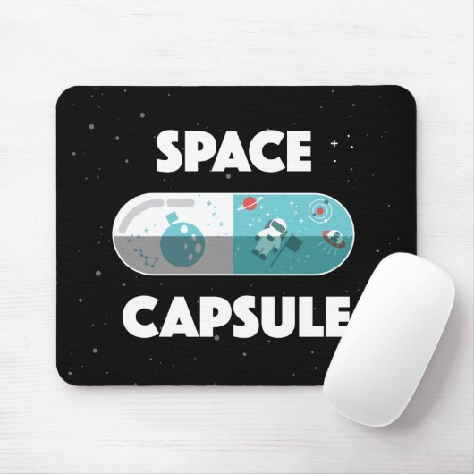 Tapis De Souris Capsule d'espace (Avec souris)