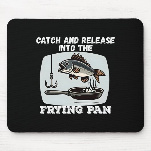 Tapis De Souris Capter Et Libérer Dans La Pêche À La Poisson À La  (Devant)
