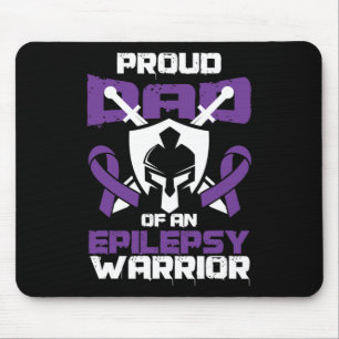 Tapis De Souris Capture Désordre Sensibilisation Fier Papa De L'Ép