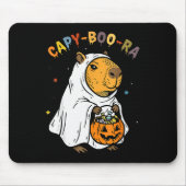 Tapis De Souris Capy-boo-ra Cappy Halloween Funny Capybara Costume (Devant)