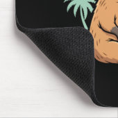 Tapis De Souris Capybara avec queue - ambiance détendue (Coin)