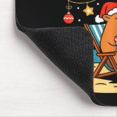 Tapis De Souris Capybara Christmas Holiday Beach Vibes Merry And C (Coin)