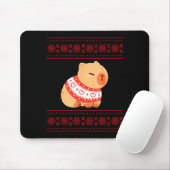 Tapis De Souris Capybara Christmas Sweater  (Avec souris)