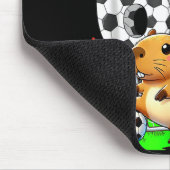 Tapis De Souris Capybara Football Anniversaire J'avais 6 ans Maint (Coin)