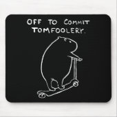 Tapis De Souris Capybara Off To Commit Tomfoolery (Devant)