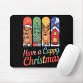 Tapis De Souris Capybara Reindeer Xmas Have A Capy Christmas (Avec souris)