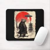 Tapis De Souris Capybara Samurai Retro Ufo Japanese Warrior Tenshu (Avec souris)