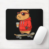 Tapis De Souris Capybara With Sungles Skater Capy (Avec souris)