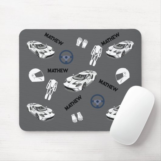 Tapis De Souris Car racing Mousepad (Avec souris)