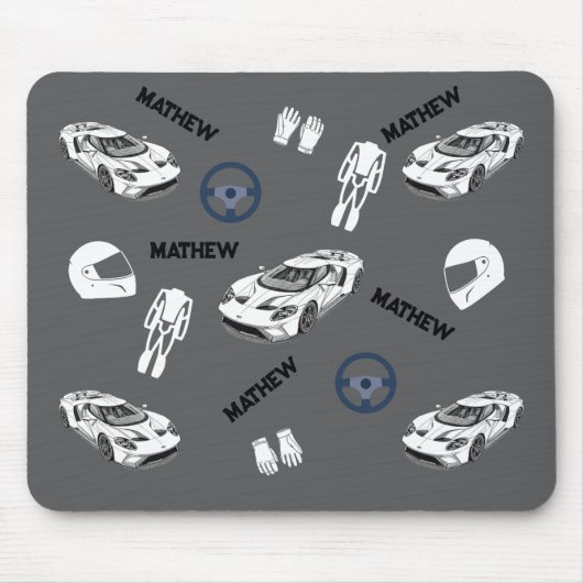 Tapis De Souris Car racing Mousepad (Devant)