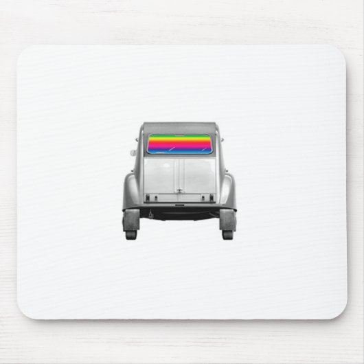 Tapis De Souris Car + rainbow (Devant)