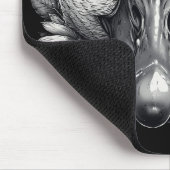 Tapis De Souris "Cara the Goose" Floral Mouse Pad (Coin)