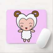 Tapis De Souris Caractère de signe d'étoile - Bélier (Avec souris)