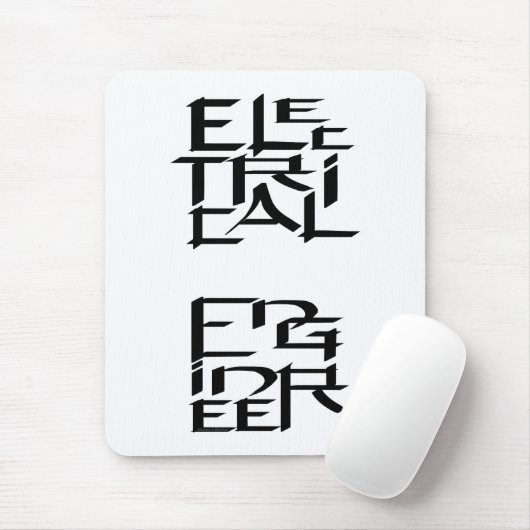Tapis De Souris Caractère du génie électrique (Avec souris)