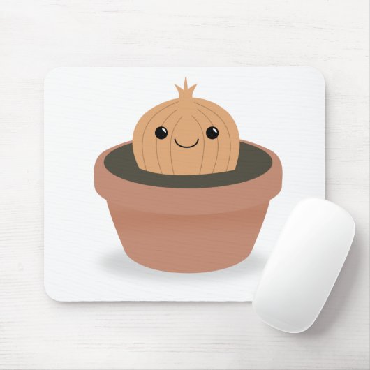 Tapis De Souris Caractère oignon (Avec souris)