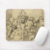 Tapis De Souris Caractères littéraires assemblés autour du (Avec souris)