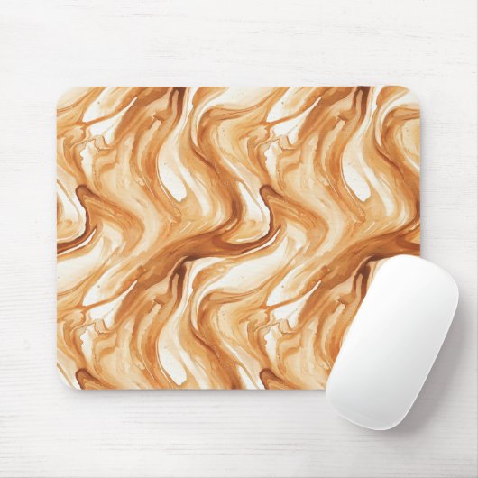 Tapis De Souris Caramel Carmel Candy Swirls (Avec souris)