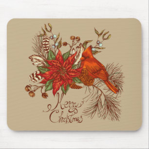 Tapis De Souris Cardinal de Noël