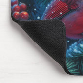 Tapis De Souris Cardinal de Noël/hiver (Coin)