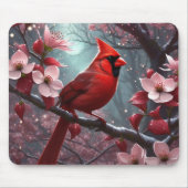 Tapis De Souris Cardinal en Dogwood Tree (Devant)