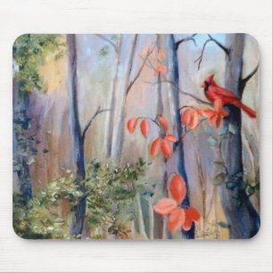 Tapis De Souris Cardinal Mousepad de chemin de natures