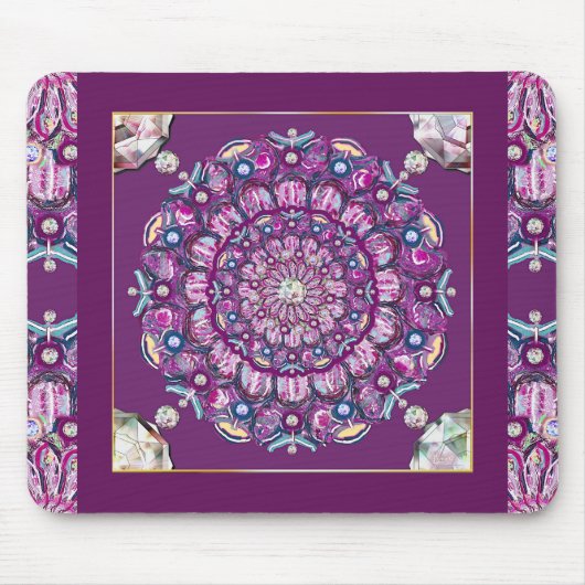 Tapis De Souris Cardinal Red Rosace (Devant)