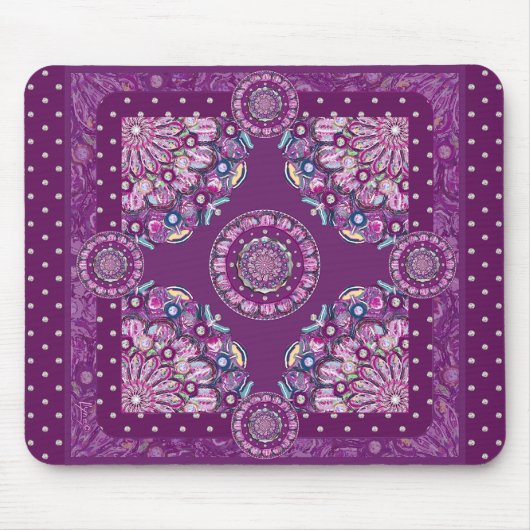 Tapis De Souris Cardinal Red Rosace (Devant)