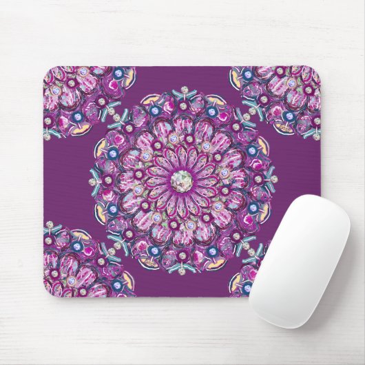 Tapis De Souris Cardinal Red Rosace (Avec souris)